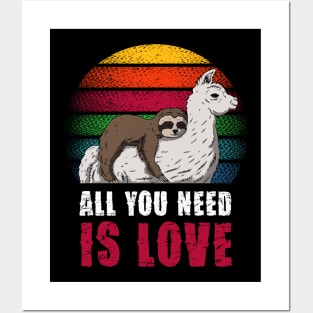 All you need is love and LLAMAS Posters and Art